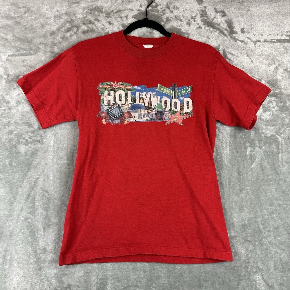 Hollywood & Vine T-Shirt Men's S Red